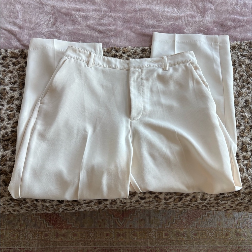 Gap Straight Leg Cream Trousers